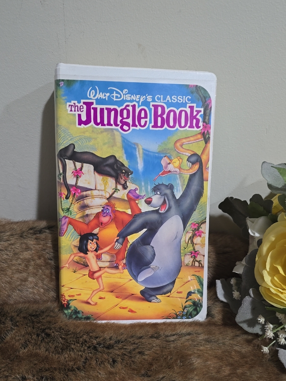 Disney The Jungle Book VHS — Black and White Label